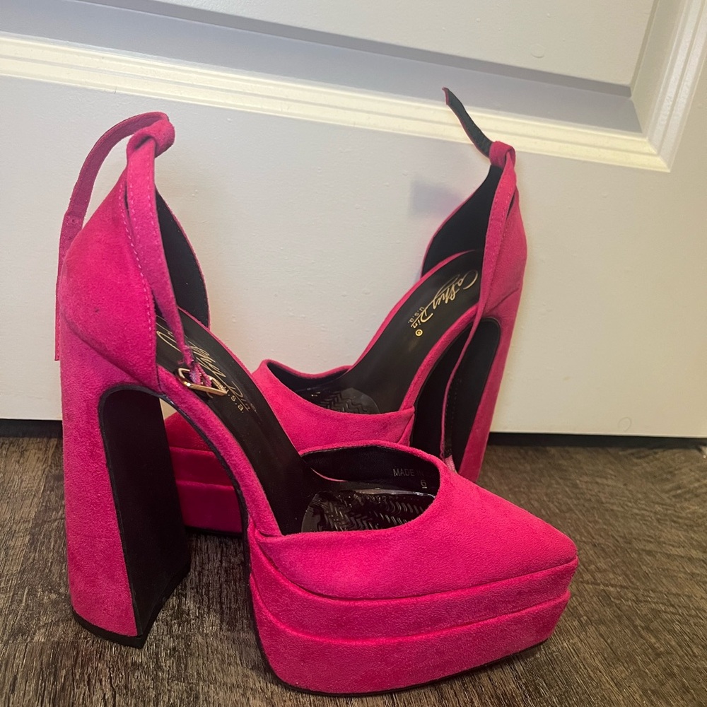 Pink Platform Women's Shoes